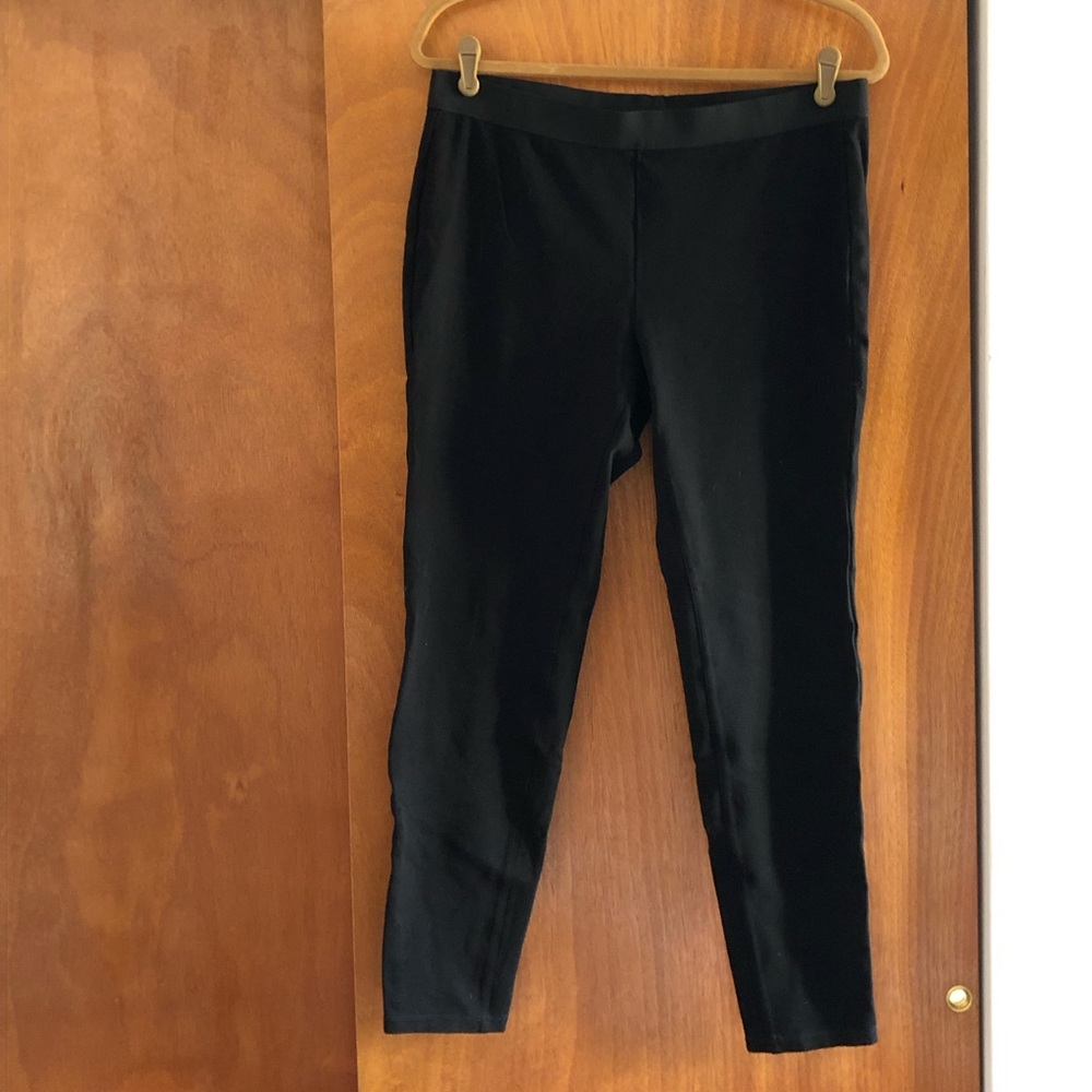 Skinny Ankle Ponte Pant with Elastic Waist
